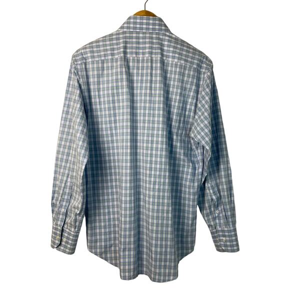 Bristol & Bull Contrast Collar and Cuff Plaid Shirt Size M - Picture 2 of 6